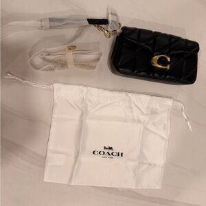 Coach Tabby Chain Crossbody Bag 19 with Quilting